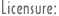 LICENSURE: