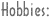 HOBBIES